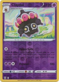 Pokemon Card - S&S: Battle Styles 058/163 - CLAYDOL (reverse holo)