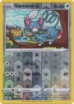 Pokemon Card - S&S: Battle Styles 115/163 - GLAMEOW (reverse holo)