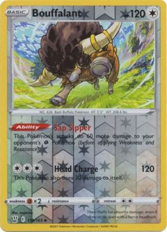 Pokemon Card - S&S: Battle Styles 118/163 - BOUFFALANT (reverse holo)
