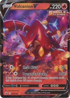 Pokemon Card - S&S: Chilling Reign 025/198 - VOLCANION V (holo-foil)