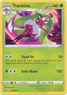 Pokemon Card - S&S: Chilling Reign 015/198 - TSAREENA (rare)