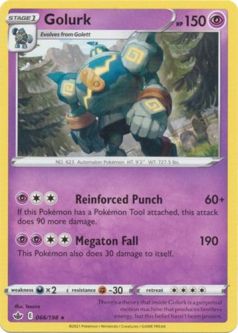 Pokemon Card - S&S: Chilling Reign 066/198 - GOLURK (rare)