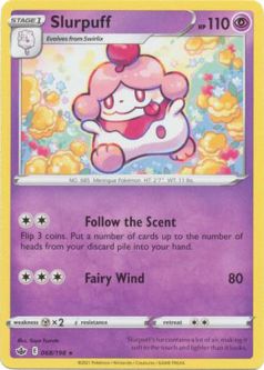 Pokemon Card - S&S: Chilling Reign 068/198 - SLURPUFF (rare)