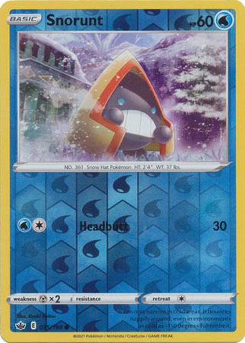 snorunt pokemon card Snorunt #063 main image 1