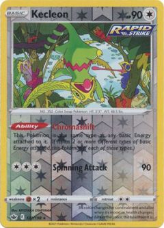 Pokemon Card - S&S: Chilling Reign 122/198 - KECLEON (reverse holo)
