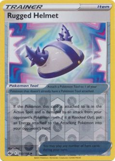 Pokemon Card - S&S: Chilling Reign 152/198 - RUGGED HELMET (reverse holo)
