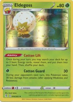 Pokemon Card - S&S: Evolving Skies 016/203 - ELDEGOSS (holo-foil)