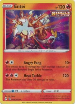 Pokemon Card - S&S: Evolving Skies 019/203 - ENTEI (holo-foil)