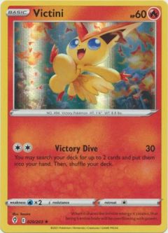 Pokemon Card - S&S: Evolving Skies 020/203 - VICTINI (holo-foil)