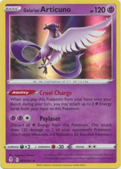 Pokemon Card - S&S: Evolving Skies 063/203 - GALARIAN ARTICUNO (holo-foil)