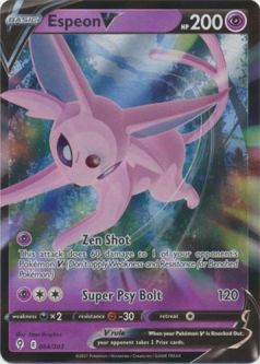 Pokemon Card - S&S: Evolving Skies 064/203 - ESPEON V (holo-foil)