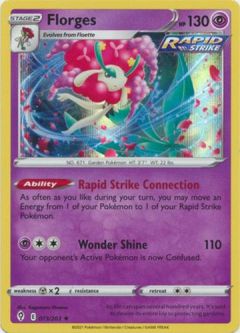 Pokemon Card - S&S: Evolving Skies 073/203 - FLORGES (holo-foil)