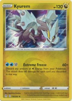 Pokemon Card - S&S: Evolving Skies 116/203 - KYUREM (holo-foil)
