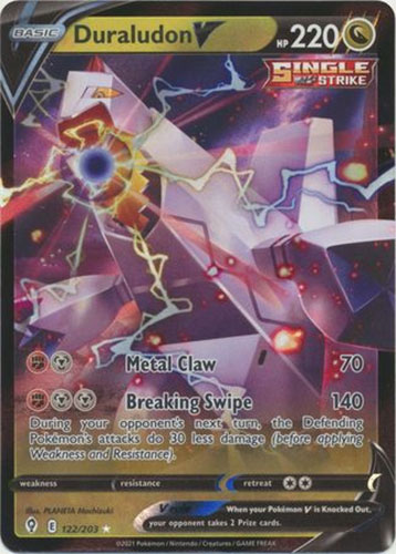 pokemon duraludon card Japanese 112/187 sv8a TCG ToysOneJapan The Evolving Skies expansion has taken the trading card game world by storm Duraludon 129 - Holofoil SWSH04