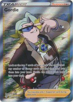 Pokemon Card - S&S: Evolving Skies 201/203 - GORDIE (holo-foil)