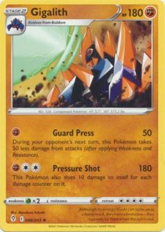 Pokemon Card - S&S: Evolving Skies 088/203 - GIGALITH (rare)