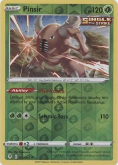 Pokemon Card - S&S: Evolving Skies 001/203 - PINSIR (reverse holo)