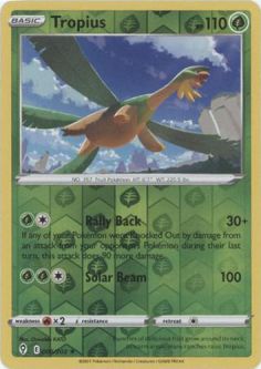 Pokemon Card - S&S: Evolving Skies 006/203 - TROPIUS (reverse holo)