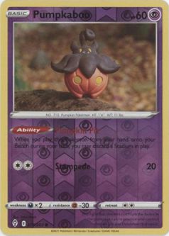 Pokemon Card - S&S: Evolving Skies 076/203 - PUMPKABOO (reverse holo)
