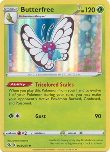 butterfree pokemon cards Pokemon Card Butterfree V S2a 071/070 SR Super Rare MINT 2020 Japanese main image 1