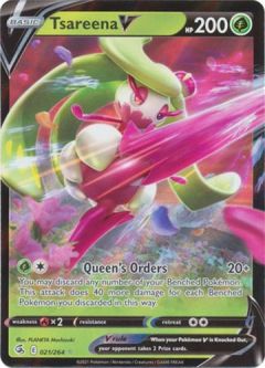 Pokemon Card - S&S: Fusion Strike 021/264 - TSAREENA V (holo-foil)