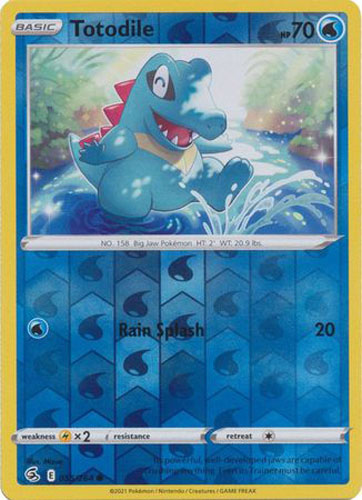 Pokemon Card - S&S: Fusion Strike 055/264 - TOTODILE