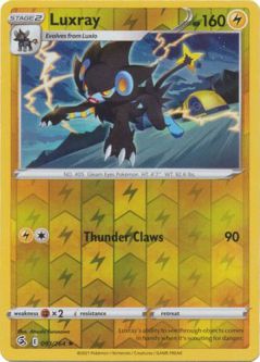 Pokemon Card - S&S: Fusion Strike 093/264 - LUXRAY (reverse holo)