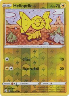 Pokemon Card - S&S: Fusion Strike 098/264 - HELIOPTILE (reverse holo)