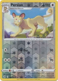 Pokemon Card - S&S: Fusion Strike 200/264 - PERSIAN (reverse holo)