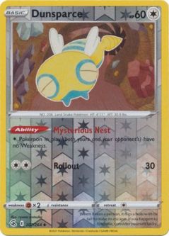 Pokemon Card - S&S: Fusion Strike 207/264 - DUNSPARCE (reverse holo)