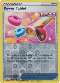 Pokemon Card - S&S: Fusion Strike 236/264 - POWER TABLET (reverse holo)