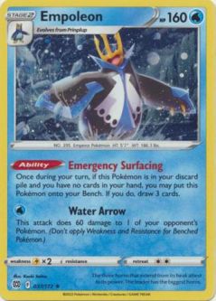 Pokemon Card - S&S: Brilliant Stars 037/172 - EMPOLEON (ALTERNATE holo-foil)