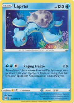 Pokemon Card - S&S: Brilliant Stars 031/172 - LAPRAS (rare)