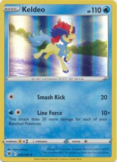 Pokemon Card - S&S: Astral Radiance 045/189 - KELDEO (holo-foil)