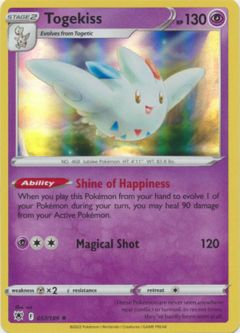 Pokemon Card - S&S: Astral Radiance 057/189 - TOGEKISS (holo-foil)