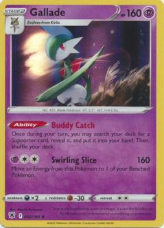 Pokemon Card - S&S: Astral Radiance 062/189 - GALLADE (holo-foil)
