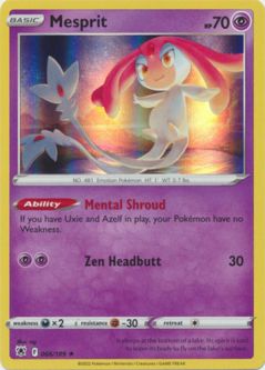 Pokemon Card - S&S: Astral Radiance 066/189 - MESPRIT (holo-foil)