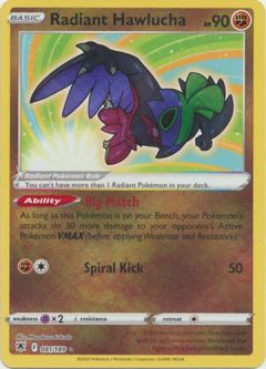 Pokemon Card - S&S: Astral Radiance 081/189 - RADIANT HAWLUCHA (holo-foil)