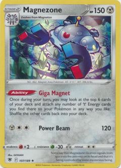Pokemon Card - S&S: Astral Radiance 107/189 - MAGNEZONE (holo-foil)