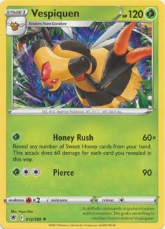 Pokemon Card - S&S: Astral Radiance 012/189 - VESPIQUEN (rare)