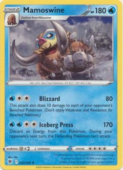 Pokemon Card - S&S: Astral Radiance 033/189 - MAMOSWINE (rare)