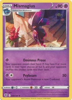 Pokemon Card - S&S: Astral Radiance 059/189 - MISMAGIUS (rare)