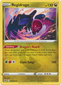 Pokemon Card - S&S: Astral Radiance 118/189 - REGIDRAGO (rare)