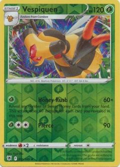 Pokemon Card - S&S: Astral Radiance 012/189 - VESPIQUEN (reverse holo)