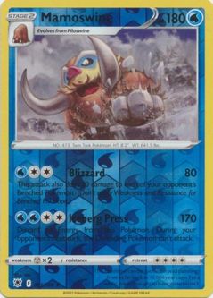 Pokemon Card - S&S: Astral Radiance 033/189 - MAMOSWINE (reverse holo)