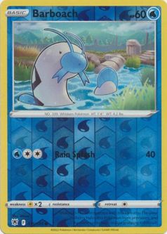 Pokemon Card - S&S: Astral Radiance 035/189 - BARBOACH (reverse holo)