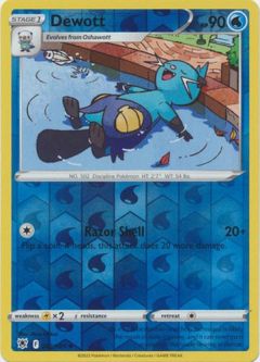 Pokemon Card - S&S: Astral Radiance 042/189 - DEWOTT (reverse holo)