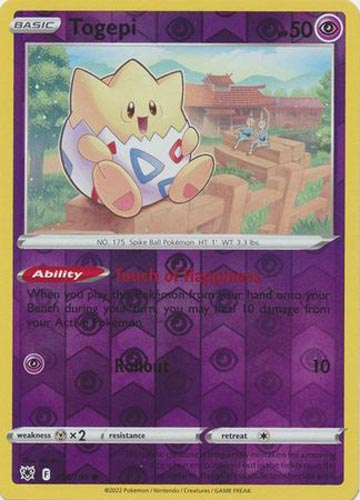 Pokemon Card - S&S: Astral Radiance 055/189 - TOGEPI (reverse holo)