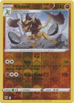 Pokemon Card - S&S: Astral Radiance 085/189 - KLEAVOR (reverse holo)
