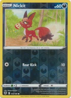 Pokemon Card - S&S: Astral Radiance 103/189 - NICKIT (reverse holo)